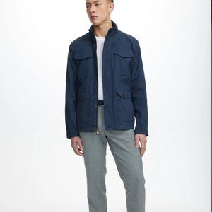 NWOT JACK VICTOR Navy Jacket 44R